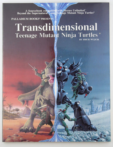 Transdimensional Teenage Mutant Ninja Turtles RPG, by Erick Wujcik Signed 