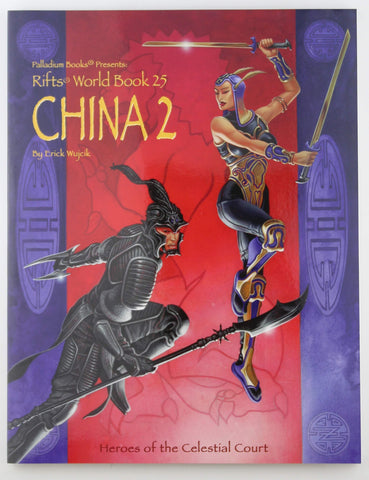 Rifts World Book 25 China 2, by Erick Wujcik Signed First Edition