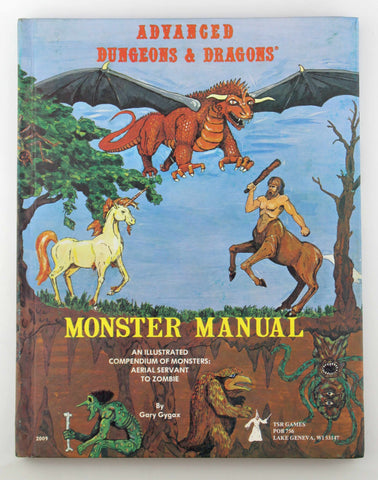 AD&D Monster Manual 3rd Printing, by Gary Gygax  