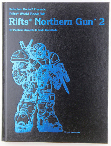 Rifts World Book 34 Northern Gun 2 VG+, by Clements, Siembieda Signed 