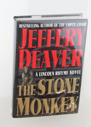 The Stone Monkey: A Lincoln Rhyme Novel, by Deaver, Jeffery Signed First Edition