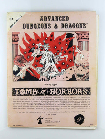 Tomb of Horrors (Advanced Dungeons & Dragons Module S1), by Gary Gygax  