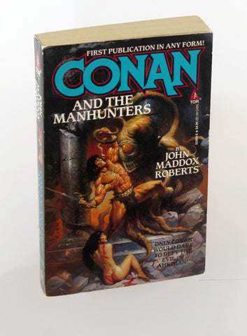 Conan and the Manhunters, by Roberts, John Maddox Signed First Edition