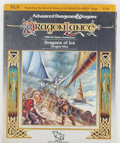 Dragons of Ice (DL6, Dragonlance AD&D adventure), by Niles, Doug  