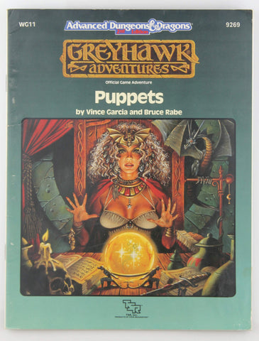Puppets (Advanced Dungeons & Dragons/Greyhawk module WG11/9269), by Rabe, Bruce, Garcia, Vince  
