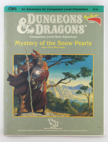 Mystery of the Snow Pearls (Dungeons & Dragons Module CM5), by McCready, Anne Gray  