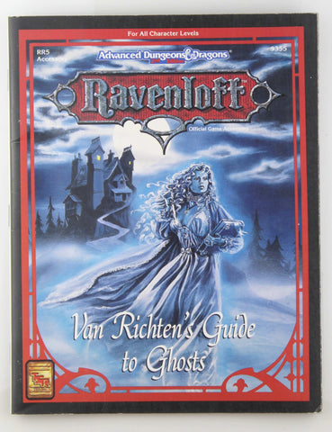 AD&D Van Richten's Guide to Ghosts Ravenloft, by Connors  