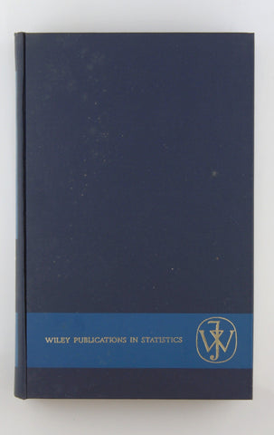 Probability theory and mathematical statistics (Wiley publications in statistics), by Marek Fisz  