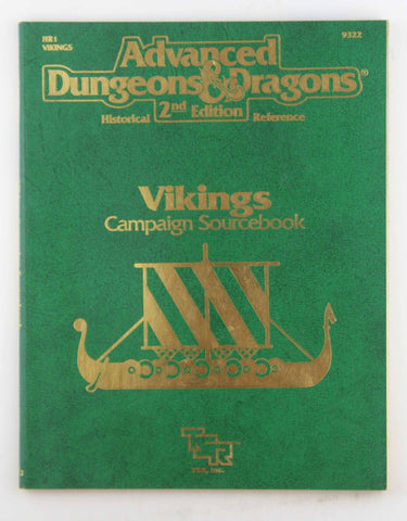 By David Cook Vikings Campaign Sourcebook (Advanced Dungeons & Dragons, 2nd Edition: Historical Reference/9322/HR1 [Paperback], by   