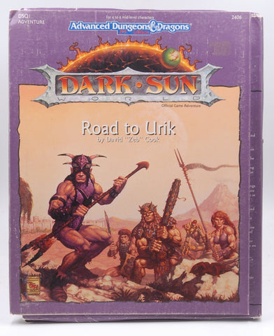 Road to Urik (Dsq1, Dark Sun Game): Advanced Dungeons & Dragons Official Game Adventure by David Cook (1992-04-04), by   