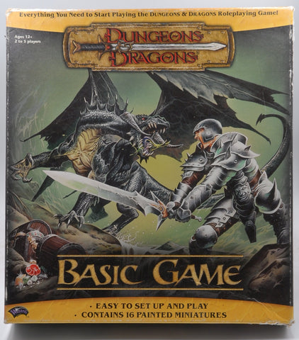 2004 Dungeons & Dragons Basic Game w/Figures + Dice, by   