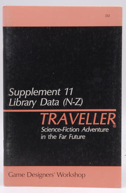 Traveller Supplement 11: Library Data (N-Z), by Game Designers' Workshop  