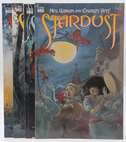 Stardust , Complete 4 Volumes , 1 , 2, 3 and 4, by Neil Gaiman  