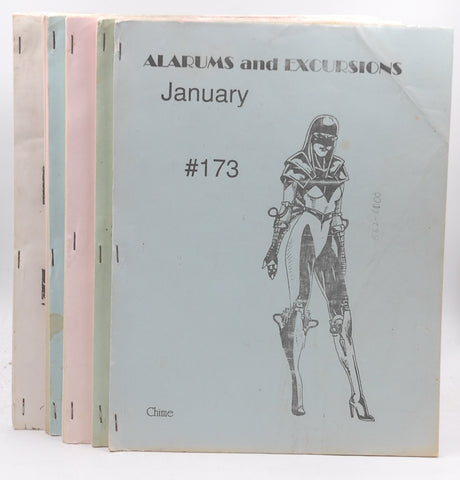 Lot/Collection of 5 Alarums and Excursions 173 174 205 207 208 APA/Zine RPG D&D, by Various  