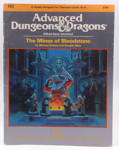 AD&D H2 The Mines of Bloodstone 9168 VG++, by Michael Dobson, Douglas Niles  