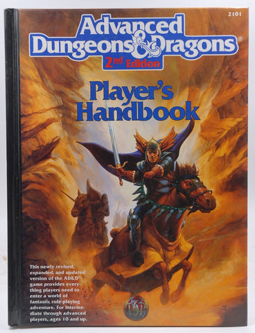 Advanced Dungeons & Dragons Player's Handbook, 2nd Edition, by David "Zeb" Cook  