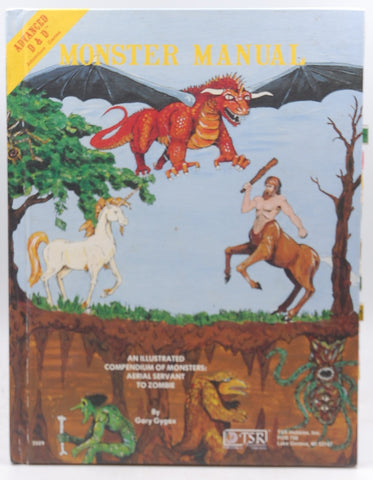 AD&D Monster Manual Original Cover G w/Tabs, by Gary Gygax  
