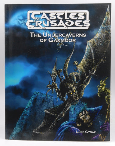The Undercaverns of Gaxmoor VG++, by Luke Gygax  
