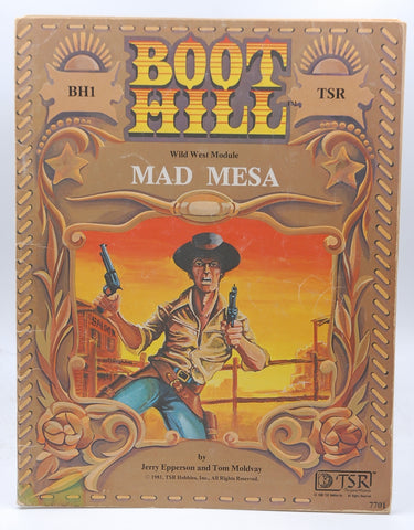 TSR'S VINTAGE BOOT HILL Adventure Module: BH1 ~ MAD MESA ~ FROM 1981!!, by Written by JERRY EPPERSON and TOM MOLDVAY!!  