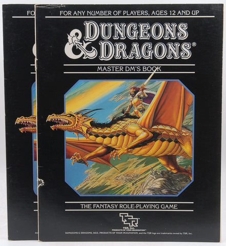 D&D BECMI Master Rules Books Black Books Fair, by Gary Gygax, Dave Arneson, Frank Mentzer  