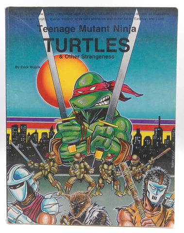 Teenage Mutant Ninja Turtles and Other Strangeness RPG Strangness Typo, by Erick Wujcik  First Edition