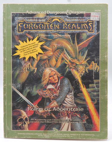 Ruins of Adventure (AD&D/Forgotten Realms Module), by Jim Ward, David Cook, Mike Breault  