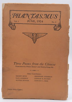 Phantasmus: June, 1924: Vol. 1, No. 2:, by Phantasmus  