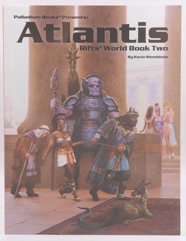 Rifts World Book 2: Atlantis VG+, by Kevin Siembieda Signed 