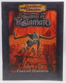 Forging Darkness (Dungeons & Dragons: Kingdoms of Kalamar Adventure), by Miller, Andy  