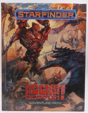 Starfinder RPG: Mechageddon! Adventure Path, by Baker, Kate,Bendele, Rigby,Blomquist, Joseph,Dollinger, Anthony,Fox, K.,Jarzabski, Jenny,Kallio, Mikko,Muldoon, Dennis,Valdez, Diego,Wasko, Christopher,Wasko, Nicholas  