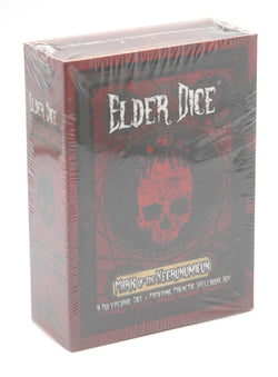 Infinite Black Elder Dice: Mark of The Necronomicon (Red/Blue), by   