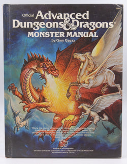 AD&D Monster Manual Updated Cover VG, by Gary Gygax  