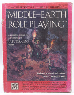 MERP Role Playing Game Core Book 8000 Middle Earth Role Playing Tolkien RPG, by   