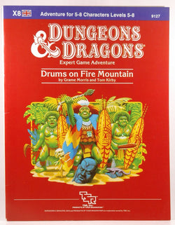 Drums on Fire Mountain Module X8 (Dungeons and Dragons), by Tom Kirby, Graeme Morris  