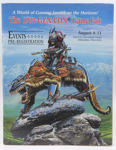 The 1991 GEN CON Game Fair Convention Book, by Staff  