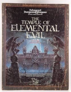 AD&D 1st Print The Temple of Elemental Evil Fair Highlighting, by Gary Gygax, Frank Mentzer  