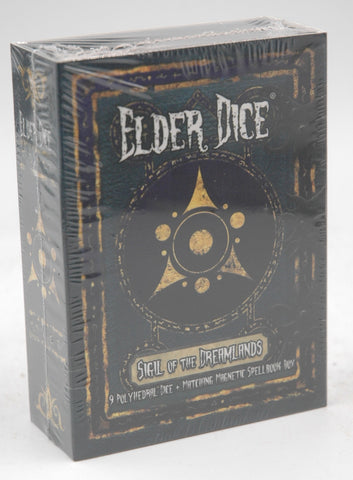 Elder Dice Sigil of the Dreamslands 9 Blue/Purple Dice w/Case, by   
