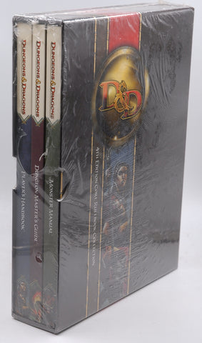 Dungeons and Dragons Core Rulebook Gift Set, 4th Edition, by Wizards RPG Team  