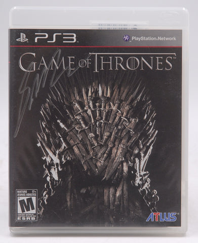 PS3 Game of Thrones Signed by Martin, by Martin Signed 