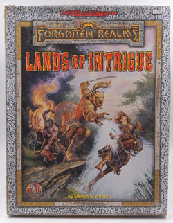 LANDS OF INTRIGUE (Campaign Expansion: Advanced Dungeons & Dragons Forgotten Realms), by Schend, Steven E.  
