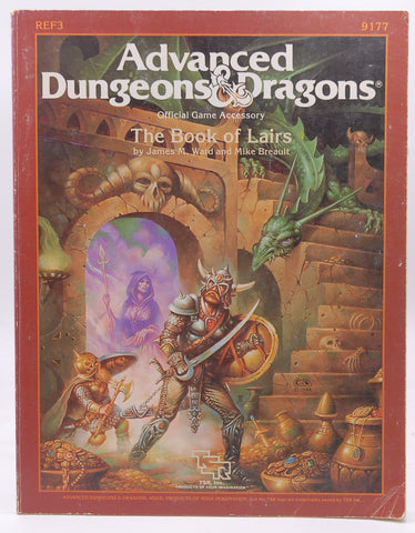 AD&D The Book of Lairs, by Jim Ward, MIke Breault  