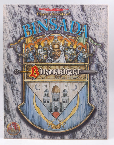 D&D Player's Secrets to Binsada Birthright Adventure TSR 3119, by Staff  