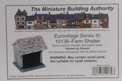 MBA Miniature Building Authority 10139 Farm Shelter Eurovillage Series III, by   