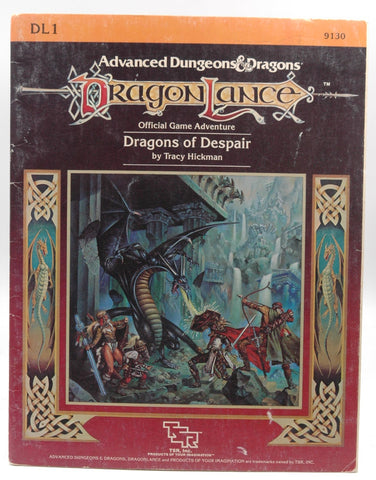 AD&D DL1 Dragonlance Dragons of Despair G+, by Tracy Hickman  