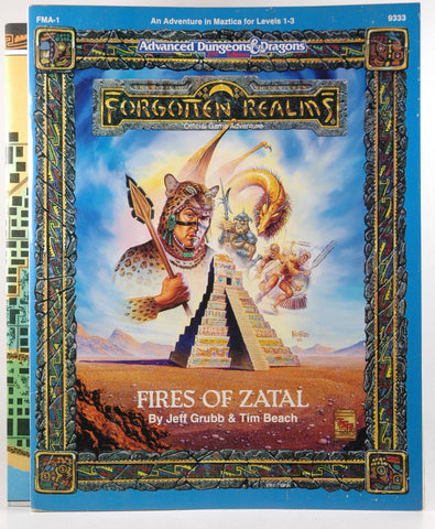 Fires of Zatal (ADVANCED DUNGEONS & DRAGONS, 2ND EDITION), by Beach, Tim,Grubb, Jeff  