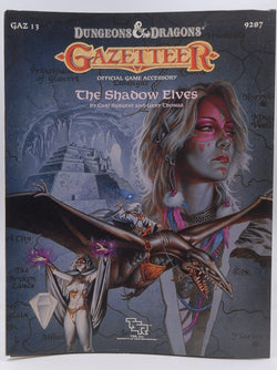 D&D GAZ13 The Shadow Elves VG w/Map, by Carl Sargent, Gary Thomas  