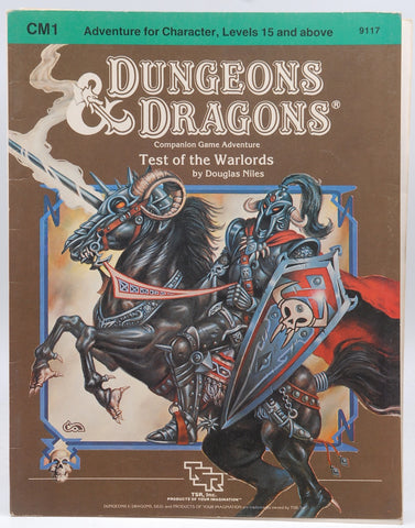 Test of the Warlords (Dungeons & Dragons Module CM1), by Niles, Douglas  
