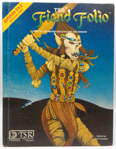 Fiend Folio: Tome of Creatures Malevolent and Benign: (Advanced Dungeons and Dragons), by   