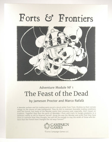 Forts & Fontiers NF1 The Feast of the Dead RPG Module, by Jameson Proctor, Marco Rafala  
