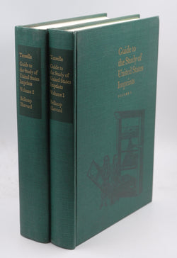 Guide to the Study of United States Imprints: Volumes 1 and 2 (Belknap Press), by Tanselle, G. Thomas  